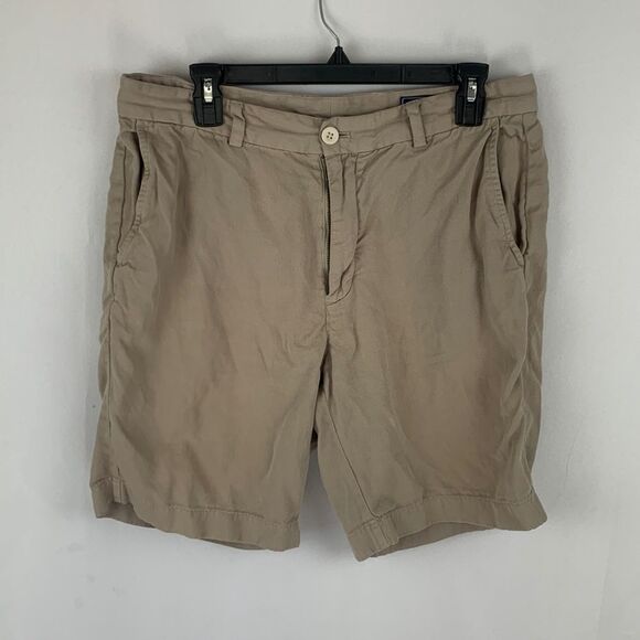 Vineyard Vines Mens Khaki Bermuda Shorts Size 34 - Picture 1 of 7